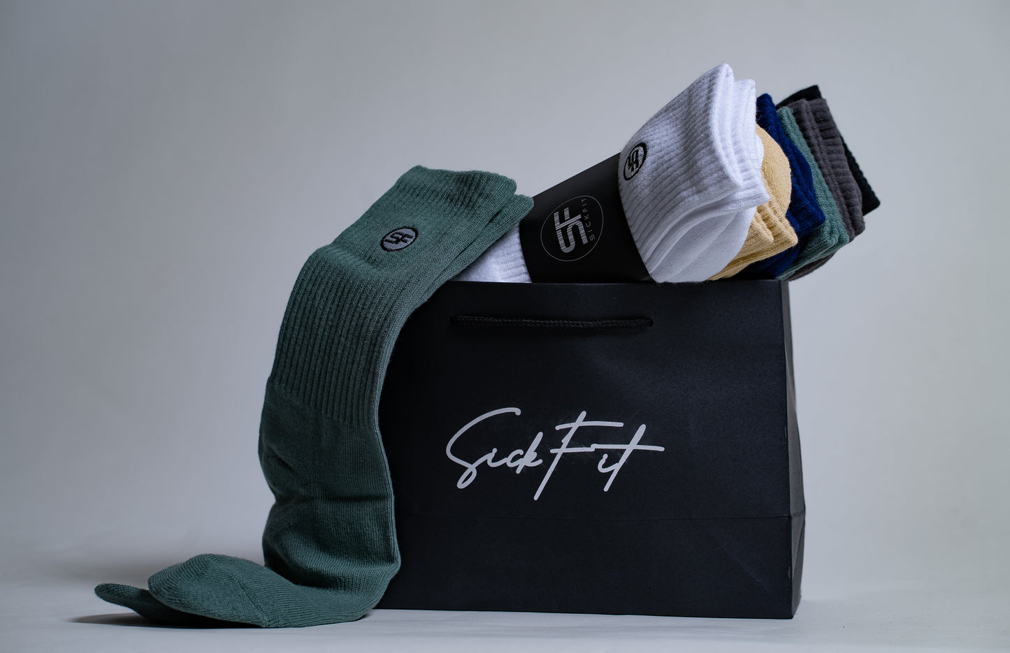 SickFit 6 Pack Essential Quarter Socks- Compression