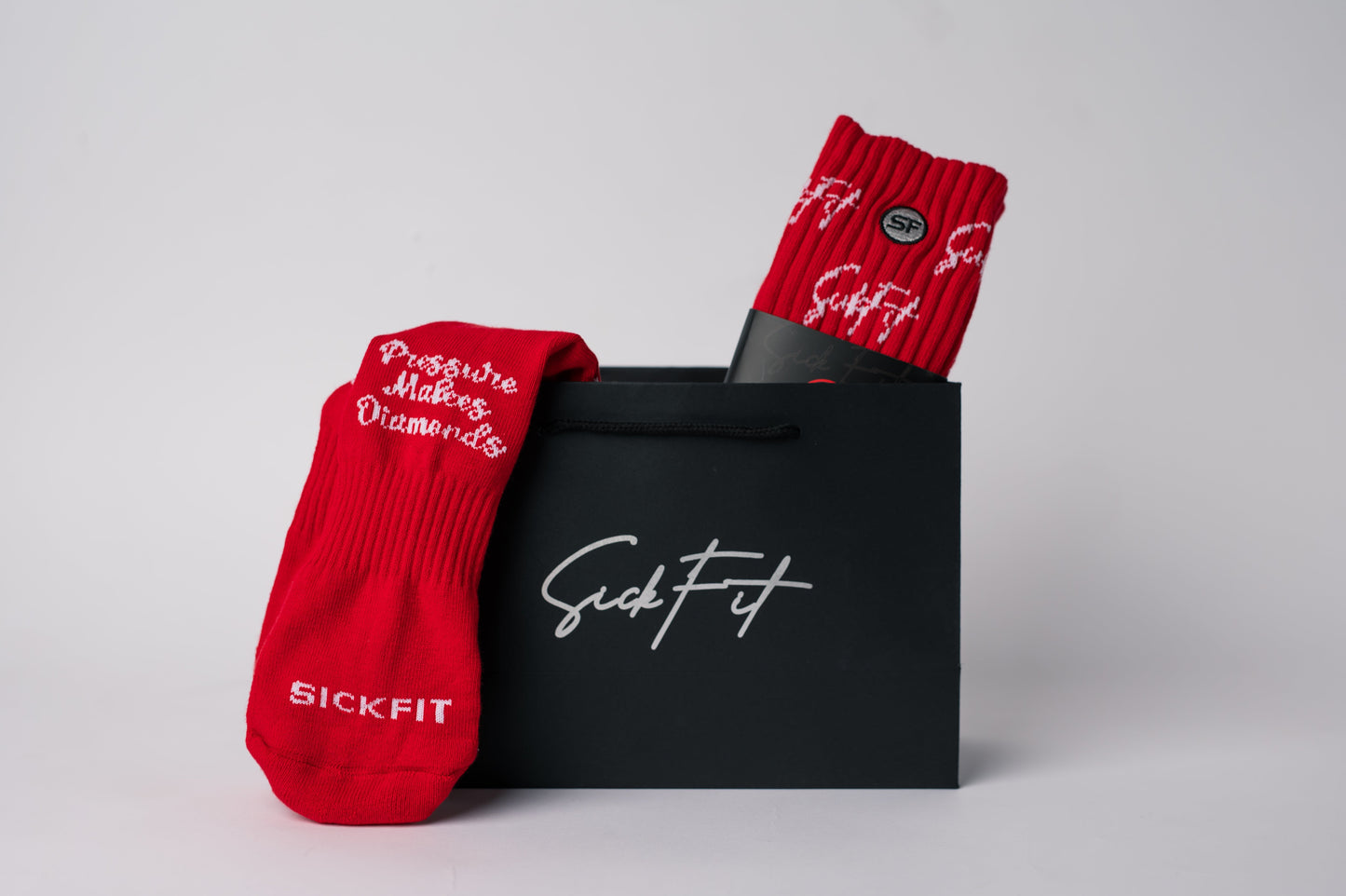 SickFit Slouch Socks- Red