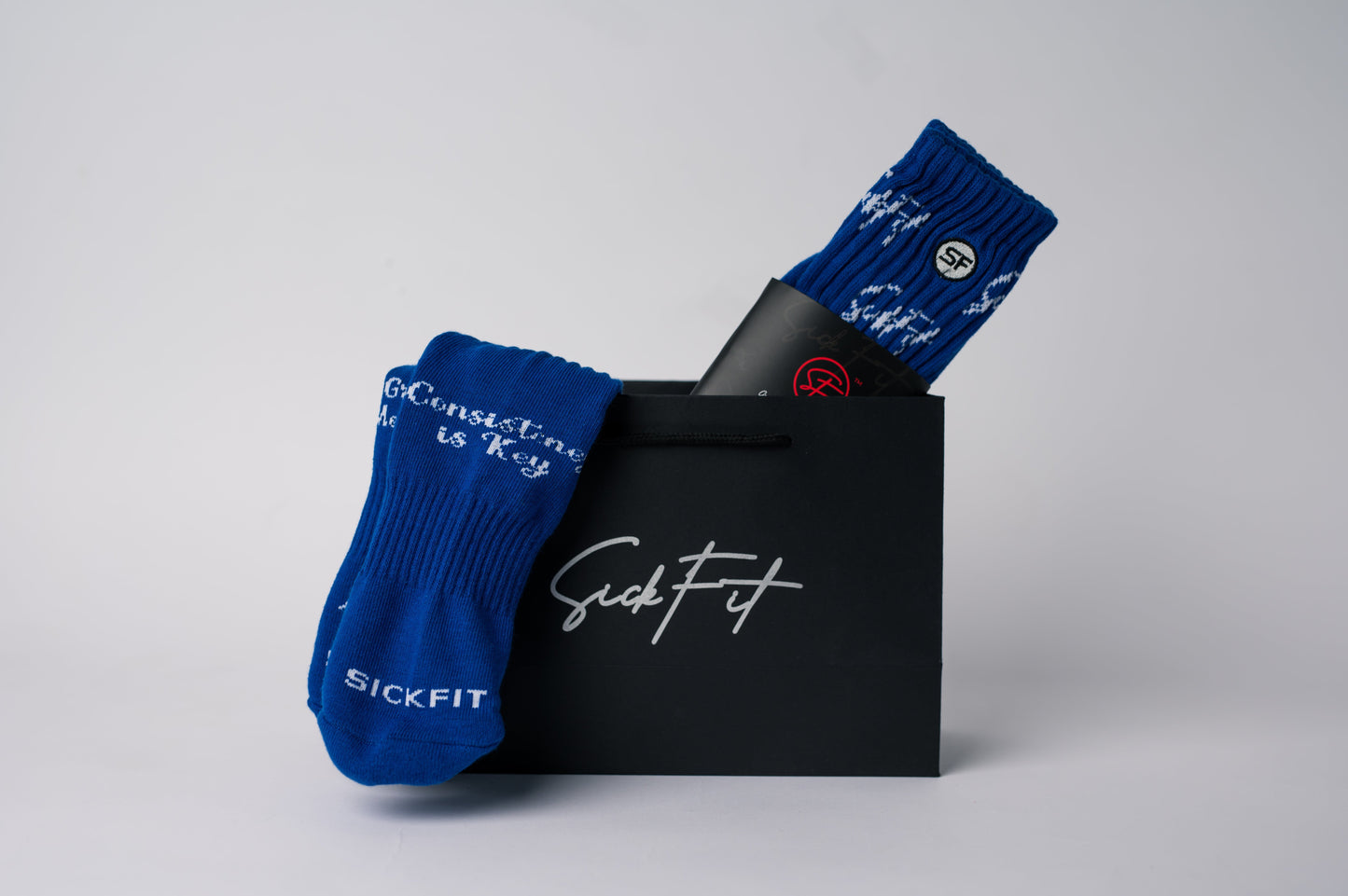SickFit Slouch Socks- Blue