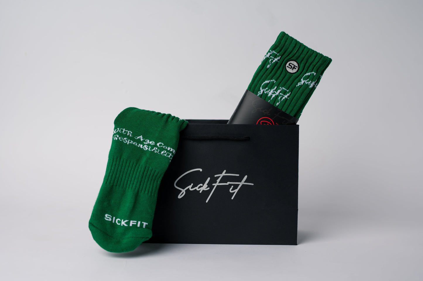 SickFit Slouch Socks- Green