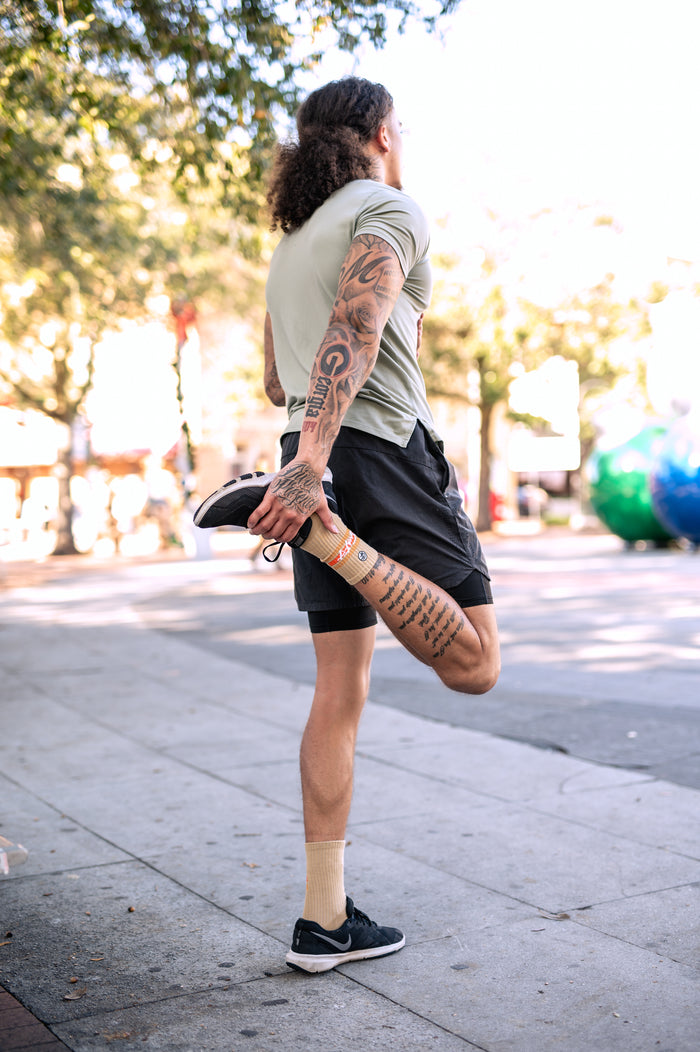 Athlete wearing SickFit Compression Socks
