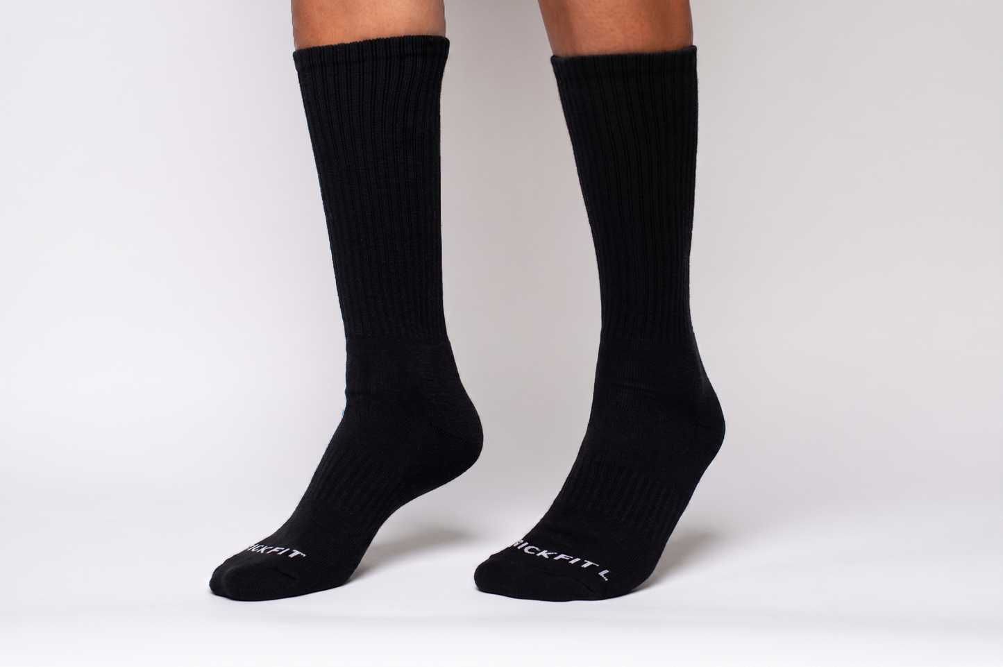 TORCH X White Lace Combat Boots X SickFit - Black Boot Socks (6 - Pack) Bundle