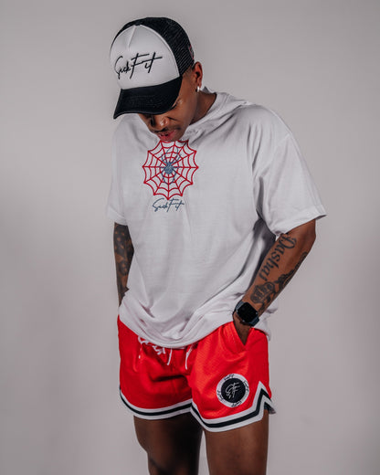 SickFit Varsity Red Mesh Shorts