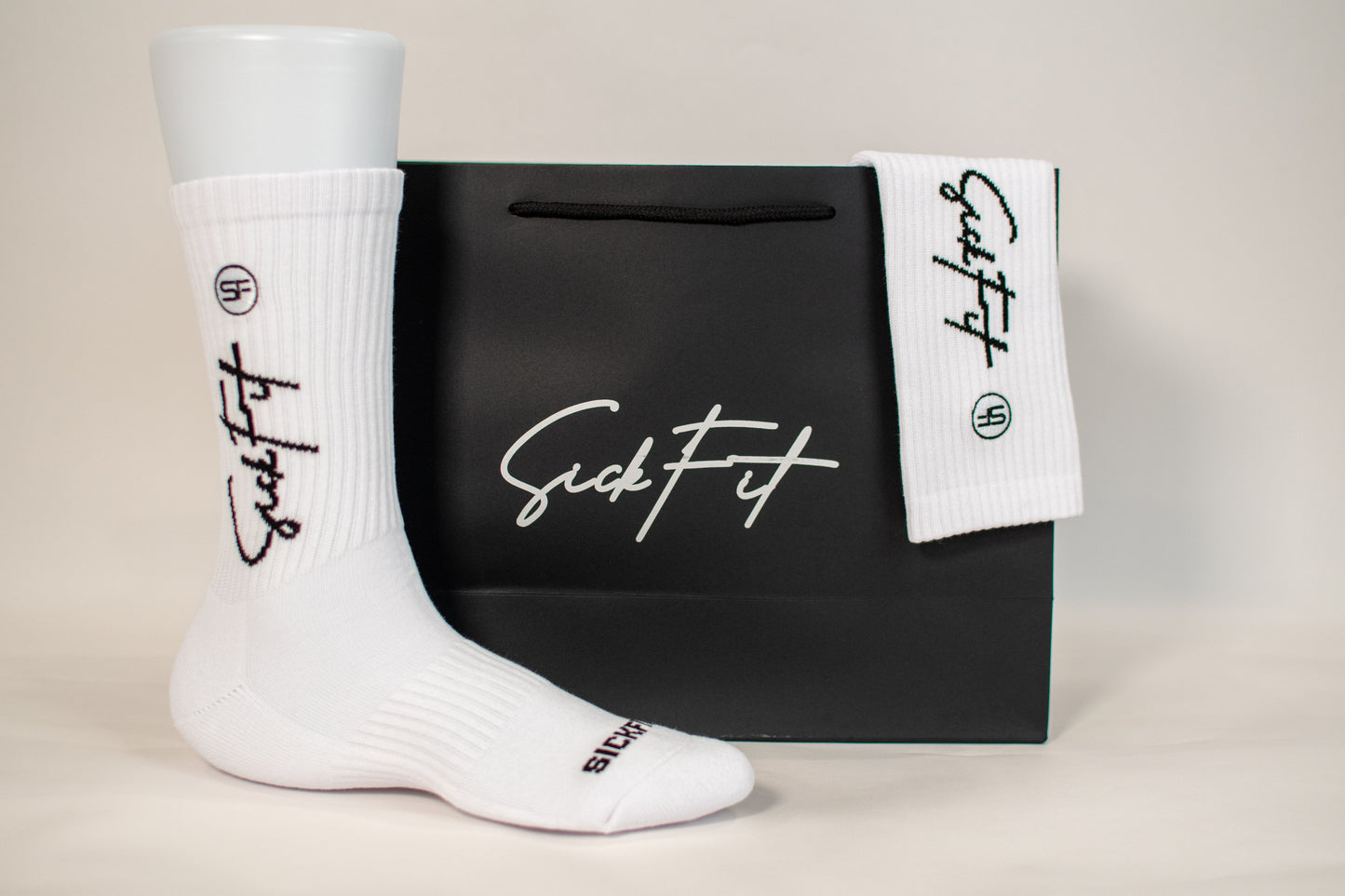 SickFit Classic Socks- White