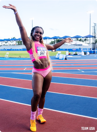 Athlete wearing SickFit Compression Socks