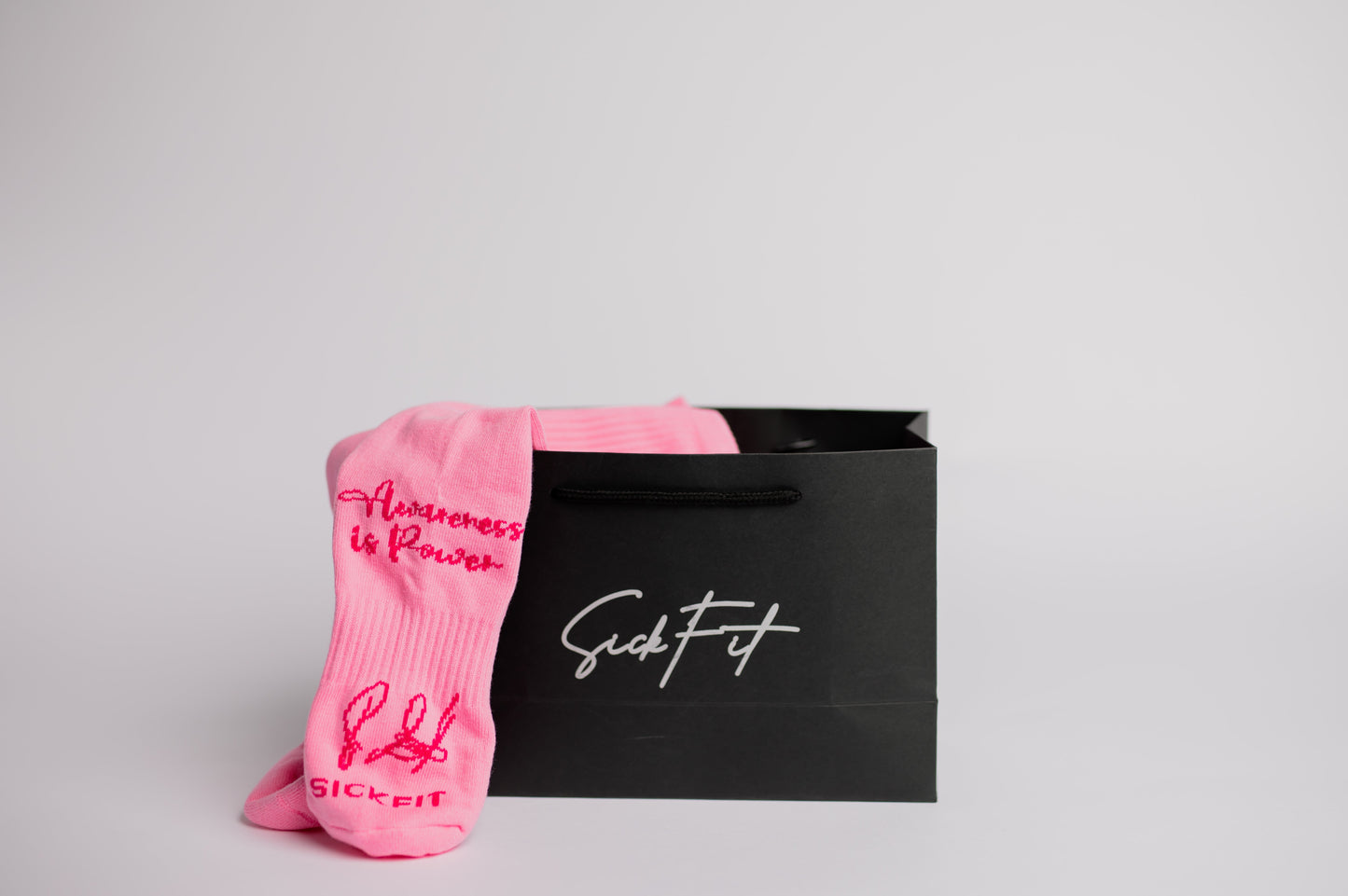 SickFit Pink Breast Cancer Awareness Socks