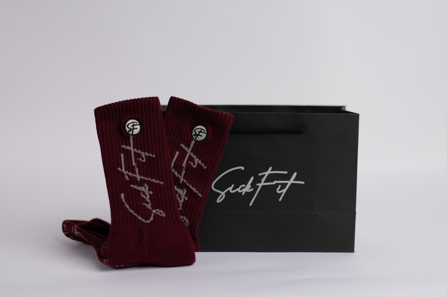 SickFit Classic Socks- Maroon