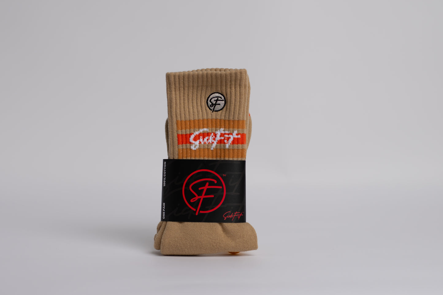 SickFit Stripe Socks- Desert Sand