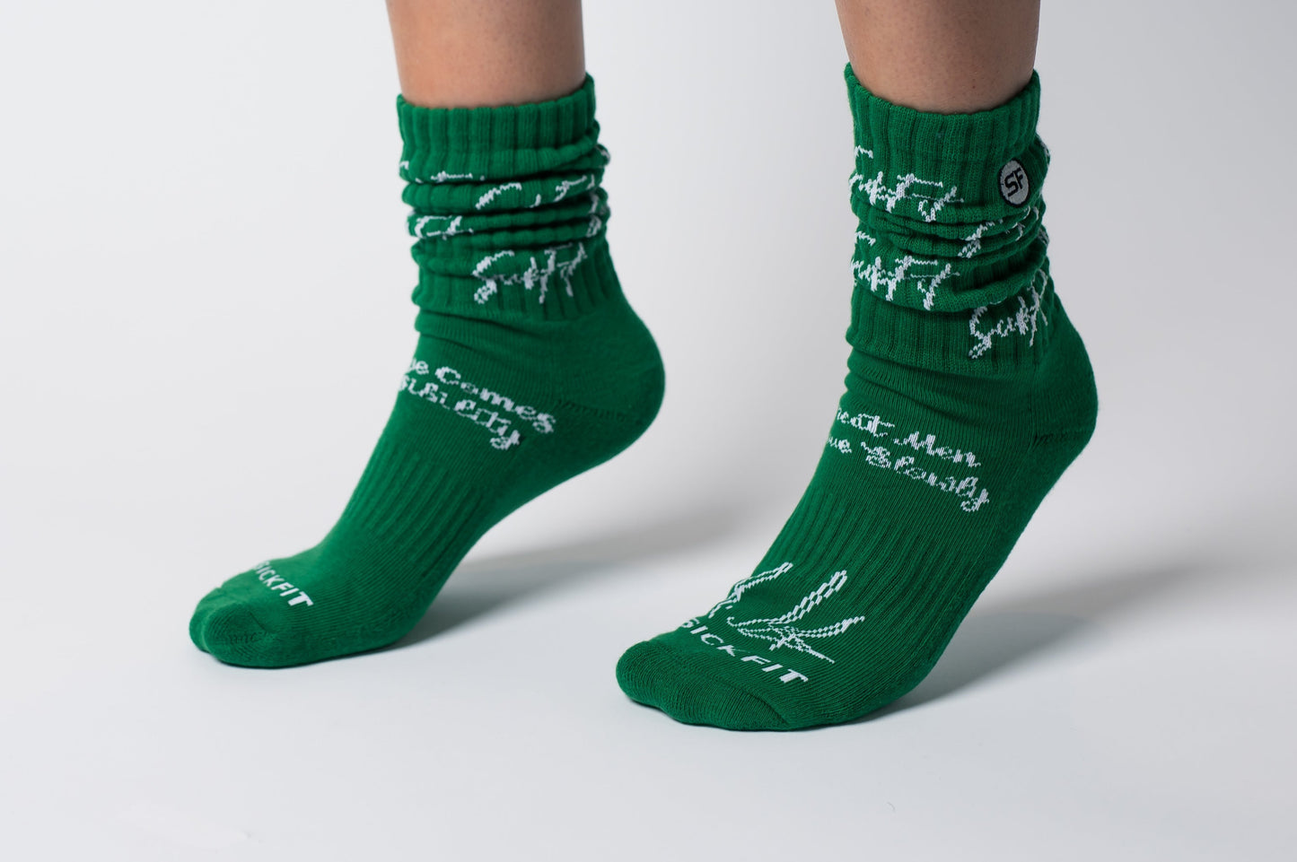 SickFit Pride Slouch Socks- Green