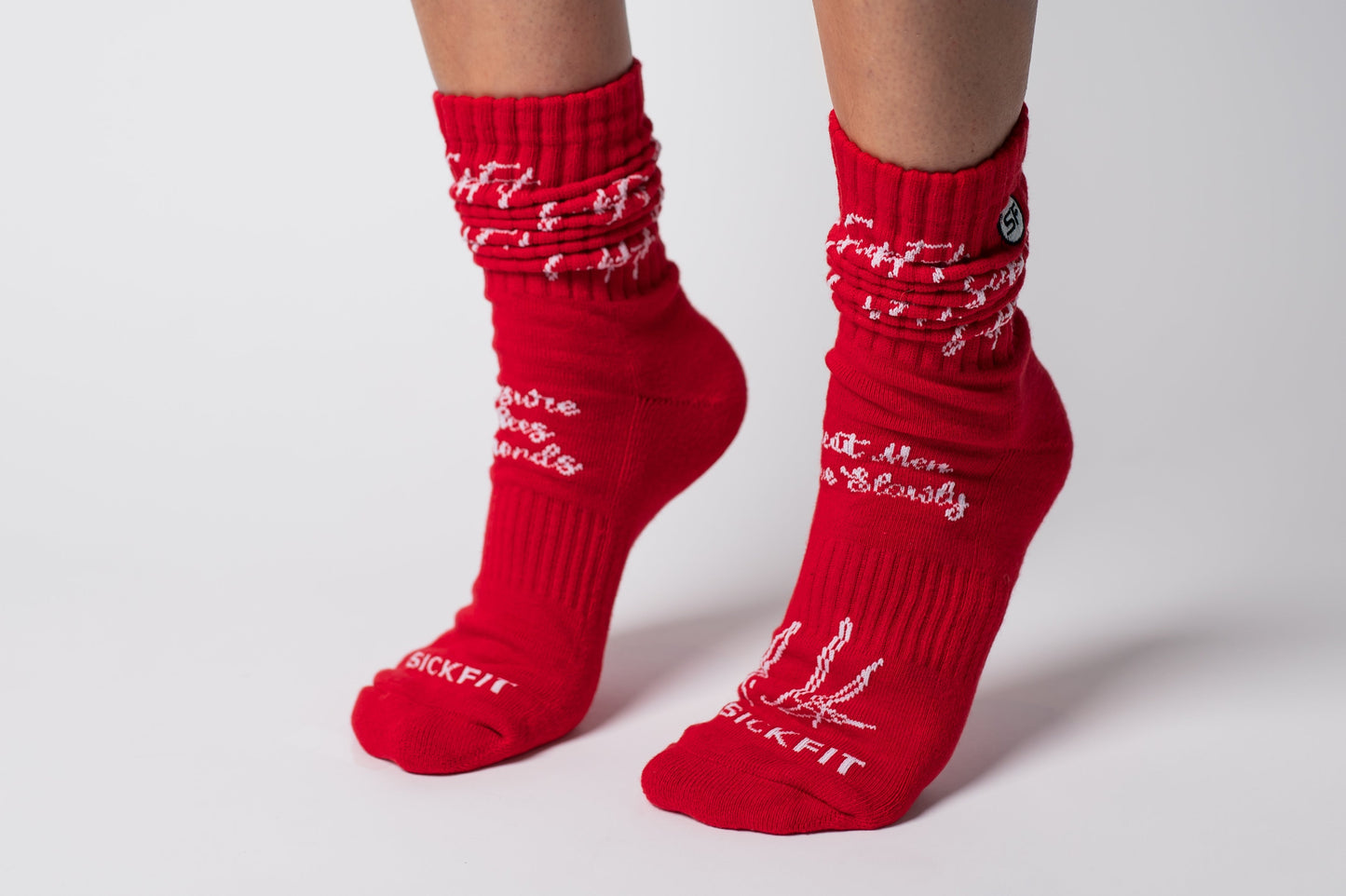 SickFit Pride Slouch Socks- Red