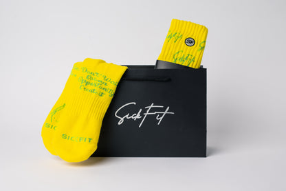 SickFit Pride Slouch Socks- Yellow