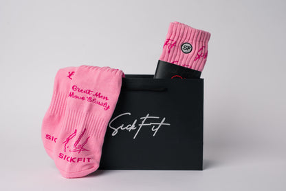 SickFit Pride Slouch Socks- Pink