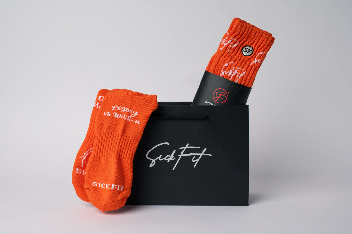 SickFit Pride Slouch Socks- Orange