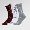 SickFit Classic Compression Socks – 3 Pack Crew Performance Set