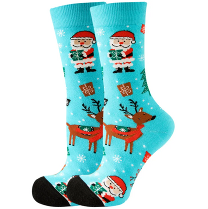 Santa & Reindeer Socks