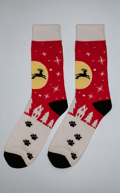 Reindeer Socks