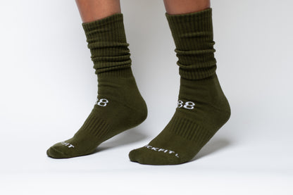 SickFit Olive Compression Boot Sock – 670-1 Compliant Performance Fit