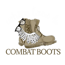 White Lace & Combat Boots